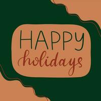 Happy Holiday design vector