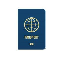 Passport vector isolated on white background