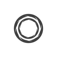 Circle Ring swirl Abstract Logo Vector