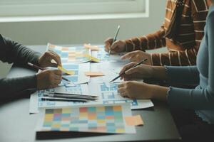 UX UI and Programming development technology. photo