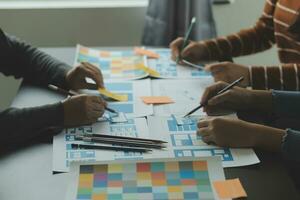 UX UI and Programming development technology. photo