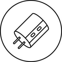 Capacitor Vector Icon