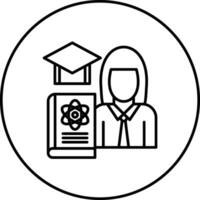 Teacher Female Vector Icon