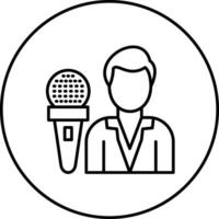 Presenter Male Vector Icon