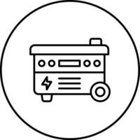 Electric Generator Vector Icon