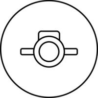 Head Lamp Vector Icon