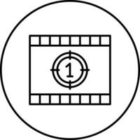 Cinema Countdown Vector Icon