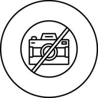 No Camera Vector Icon