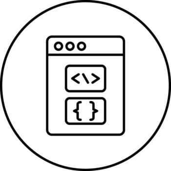 Programming Language Vector Icon
