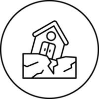 Earthquake Vector Icon