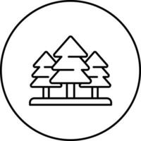 Forest Vector Icon