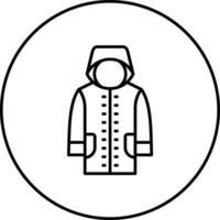 Rain Jacket Vector Icon