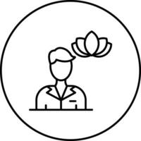 Meditation Vector Icon