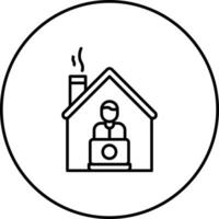 Work From Home Vector Icon