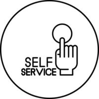 Self Service Vector Icon
