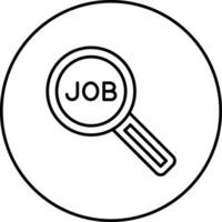 Job Search Vector Icon