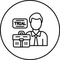 Job Trial Vector Icon