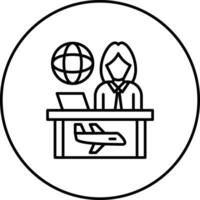 Travel Assistance Vector Icon