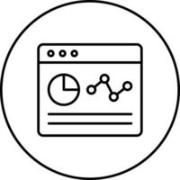 Webpage Statistics Vector Icon