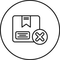 Delivery Cancelled Vector Icon