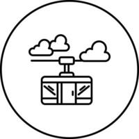 Cable Car Vector Icon