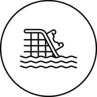 Log Flume Vector Icon