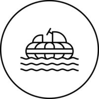Bumper Boats Vector Icon