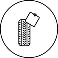 Tire Cleaning Vector Icon