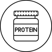 proteinas vector icono