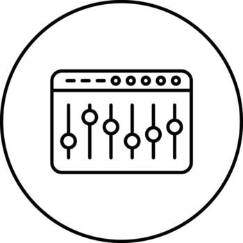 Equalizer Vector Icon