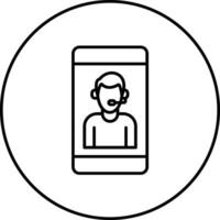 Online Support Vector Icon