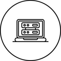 Shared Web Hosting Vector Icon