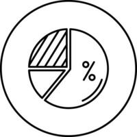 Pie Chart Vector Icon