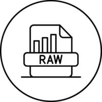 Raw Data Vector Icon