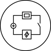 Electric Circuit Vector Icon