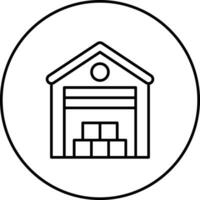 Warehouse Vector Icon