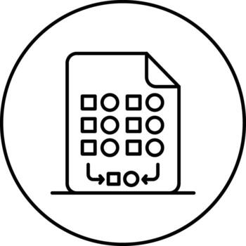 Random Sampling Vector Icon