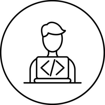 Software Developer Vector Icon
