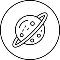 Saturn Vector Icon