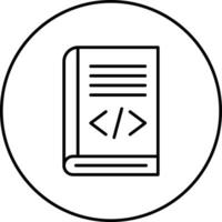 Coding Book Vector Icon