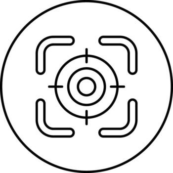 Basic Target Vector Icon