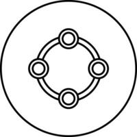 Circle Relationship Vector Icon