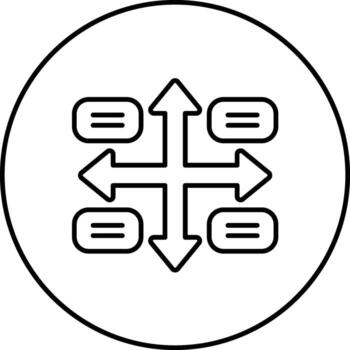 Grid Matrix Vector Icon