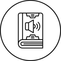 Audio Book Vector Icon