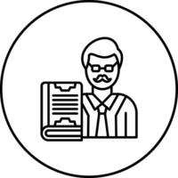 Professor Male Vector Icon