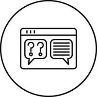 Questions And Answers Vector Icon