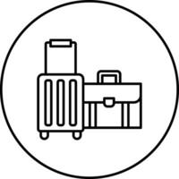 Luggage Vector Icon