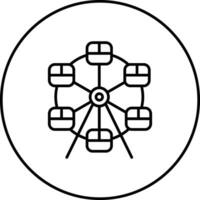 Ferris Wheel Vector Icon