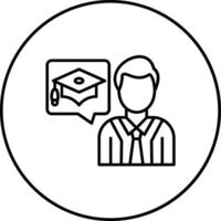 Academic Advisor Vector Icon
