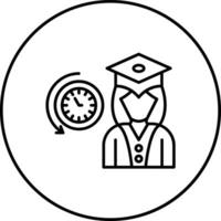 Part Time Student Vector Icon